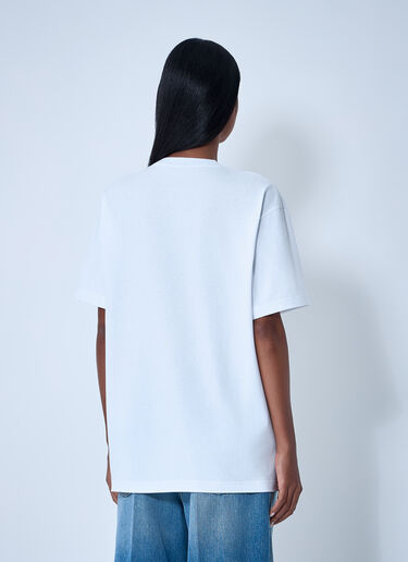Logo Motif T-Shirt Gucci Logo Motif T-Shirt White guc0261117