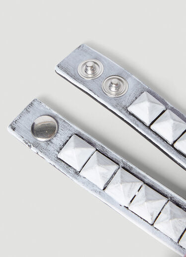MM6 Maison Margiela 饰钉手镯 黑 mmm0152013