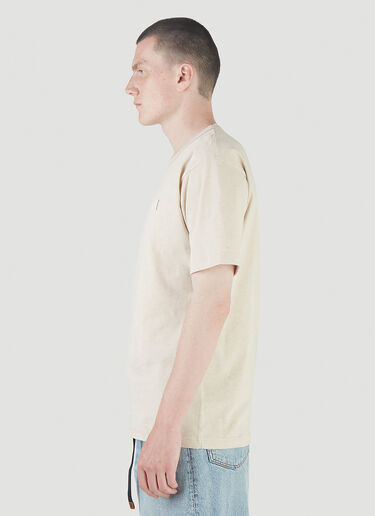 Acne Studios Nash Face T-Shirt Beige acn0345001