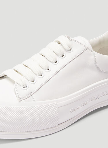 Alexander McQueen Leather Low-top Sneakers  White amq0146029