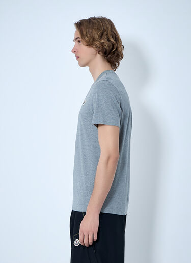 Three Pack Cotton Jersey T-Shirts Moncler Three Pack Cotton Jersey T-Shirts Grey mon0164045