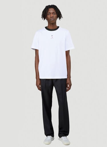 Maison Margiela 3 Pack Contrast Crewneck T-Shirt White mla0143014