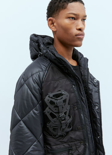 Junya Watanabe キルティングリップストップジャケット ブラック jwn0154001