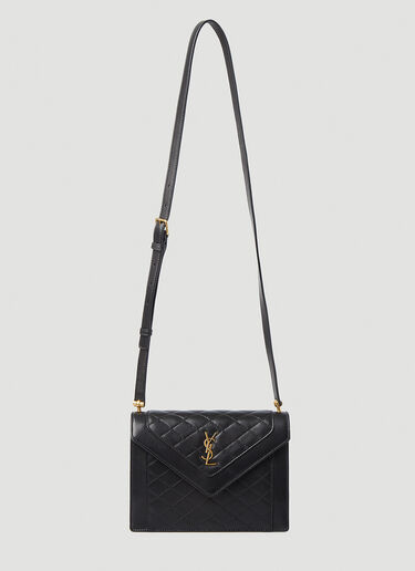 Saint Laurent Gaby Quilted Shoulder Bag Black sla0247159