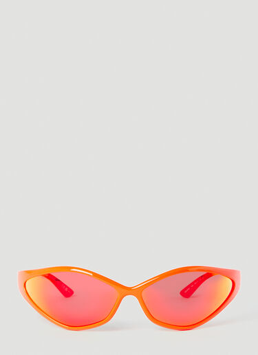 Balenciaga 0285S 90s Oval Sunglasses Orange bal0152085