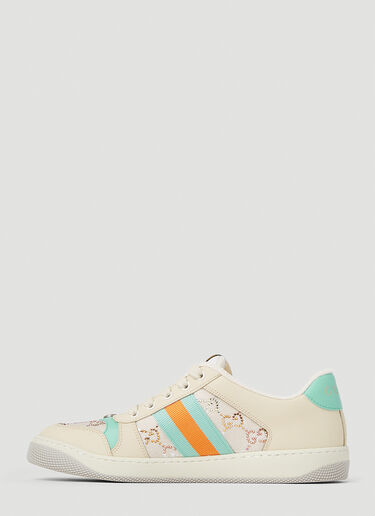 Gucci 장식 스크리너 스니커즈 Beige guc0251171