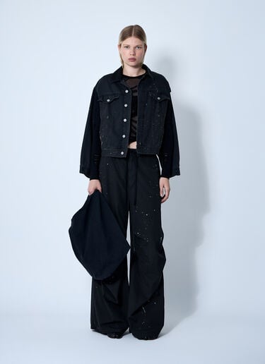 MM6 Maison Margiela Distressed Jacket Black mmm0260001