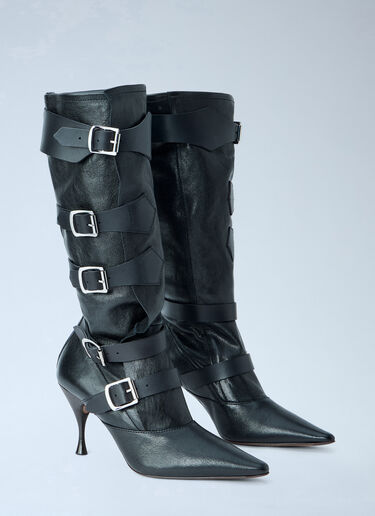 LN-CC® - Vivienne Westwood: Treasure Boots - Black Vivienne Westwood Treasure Boots Black vvw0265028