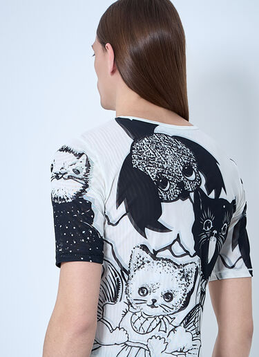Chopova Lowena Cat Consort 网眼上衣  白色 cho0360005