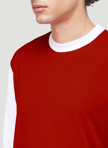 Lack of Guidance X Eighteen86 Charlie Long-Sleeved T-Shirt Red log0110007