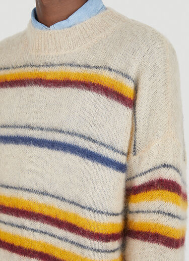 Isabel Marant Drusellh Stripe Sweater Beige isb0147017