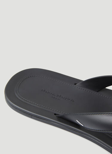 Maison Margiela Tabi Toe Flip Flop Sandals Black mla0248031