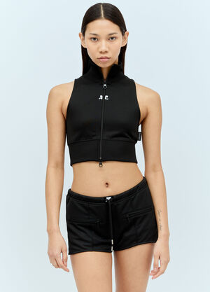 MM6 Maison Margiela Crop Track Vest Purple mmm0258003