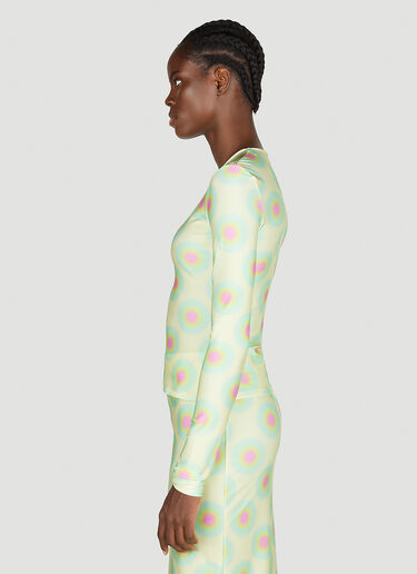 Sportmax Op Art トップ イエロー spx0252019