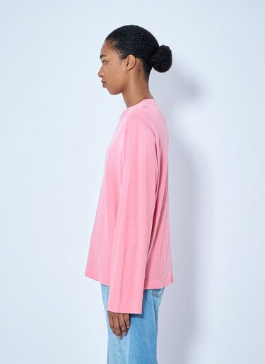 LN-CC® - Acne Studios: Sprayed 1996 Logo T-Shirt - Pink Acne Studios Sprayed 1996 Logo T-Shirt Pink acn0265080