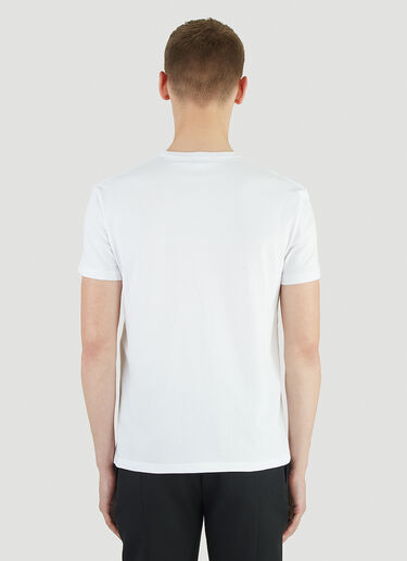 Alexander McQueen スカルバッジTシャツ ホワイト amq0145021