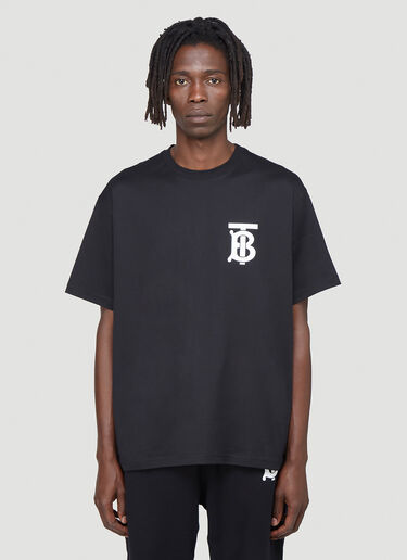 Burberry TB Monogram T-Shirt Black bur0140002