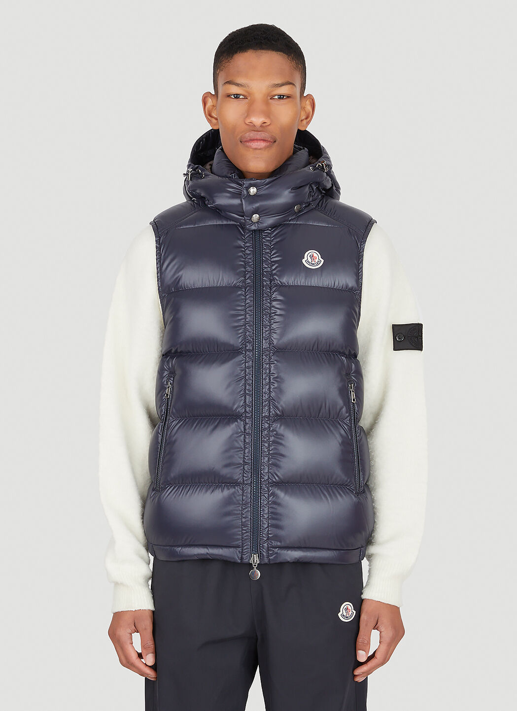 Moncler sleeveless jacket hotsell mens