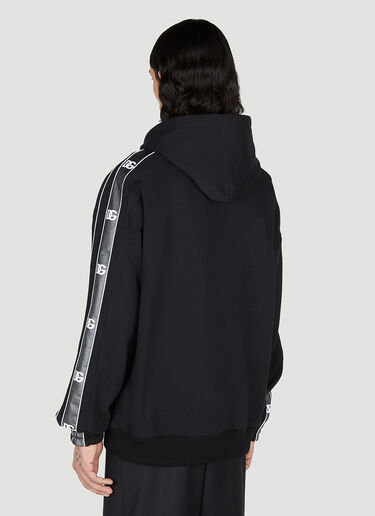 Logo Trim Hooded Sweatshirt Dolce & Gabbana Logo Trim Hooded Sweatshirt Black dol0151006