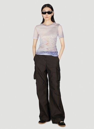 Floral Print T-Shirt Our Legacy Floral Print T-Shirt Lilac our0253002