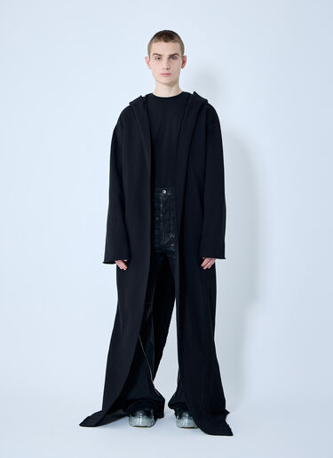 Rick Owens DRKSHDW Dragging Hood Gimp Sweatshirt Black drk0160013