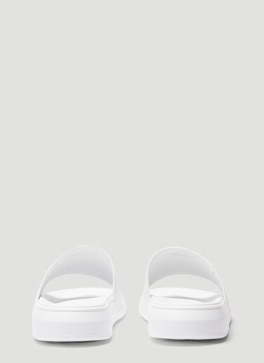 Alexander McQueen Hybrid 橡胶拖鞋 白 amq0145074