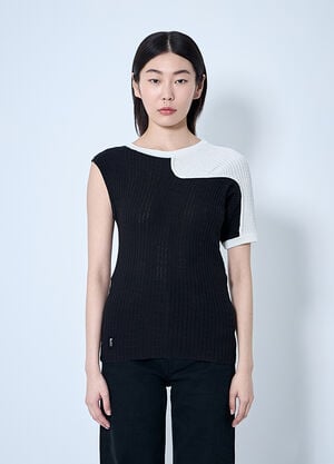 Kiko Kostadinov ノマス・ニットトップ  ブラック kko0260009
