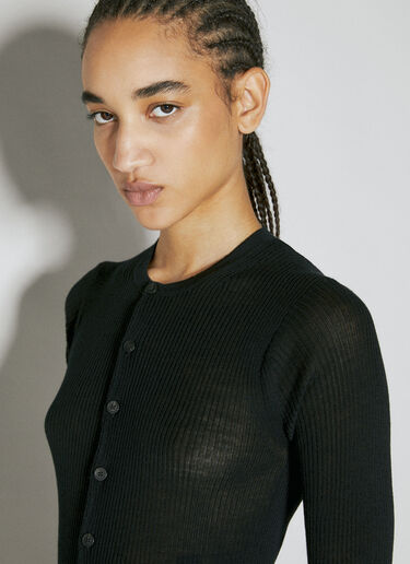 Danse Serafino リブドレス Ann Demeulemeester Danse Serafino リブドレス ブラック ann0254009