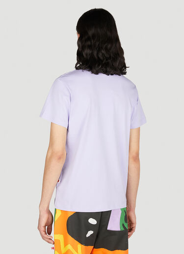 Walter Van Beirendonck Sun Short Sleeve T-Shirt Purple wlt0152011
