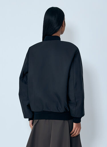 Faux Fur Reversible Bomber Jacket Prada Faux Fur Reversible Bomber Jacket Black pra0263006