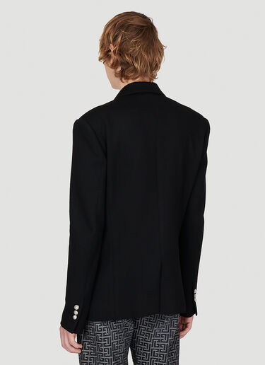 フランネル6つボタンジャケット Balmain フランネル6つボタンジャケット ブラック bln0153009
