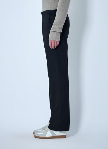 RIER Tailored Trousers in Twill Weave Black rrr0164002
