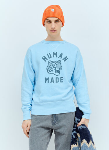 Human Made Tsuriami #1 Sweatshirt Blue hmd0156015