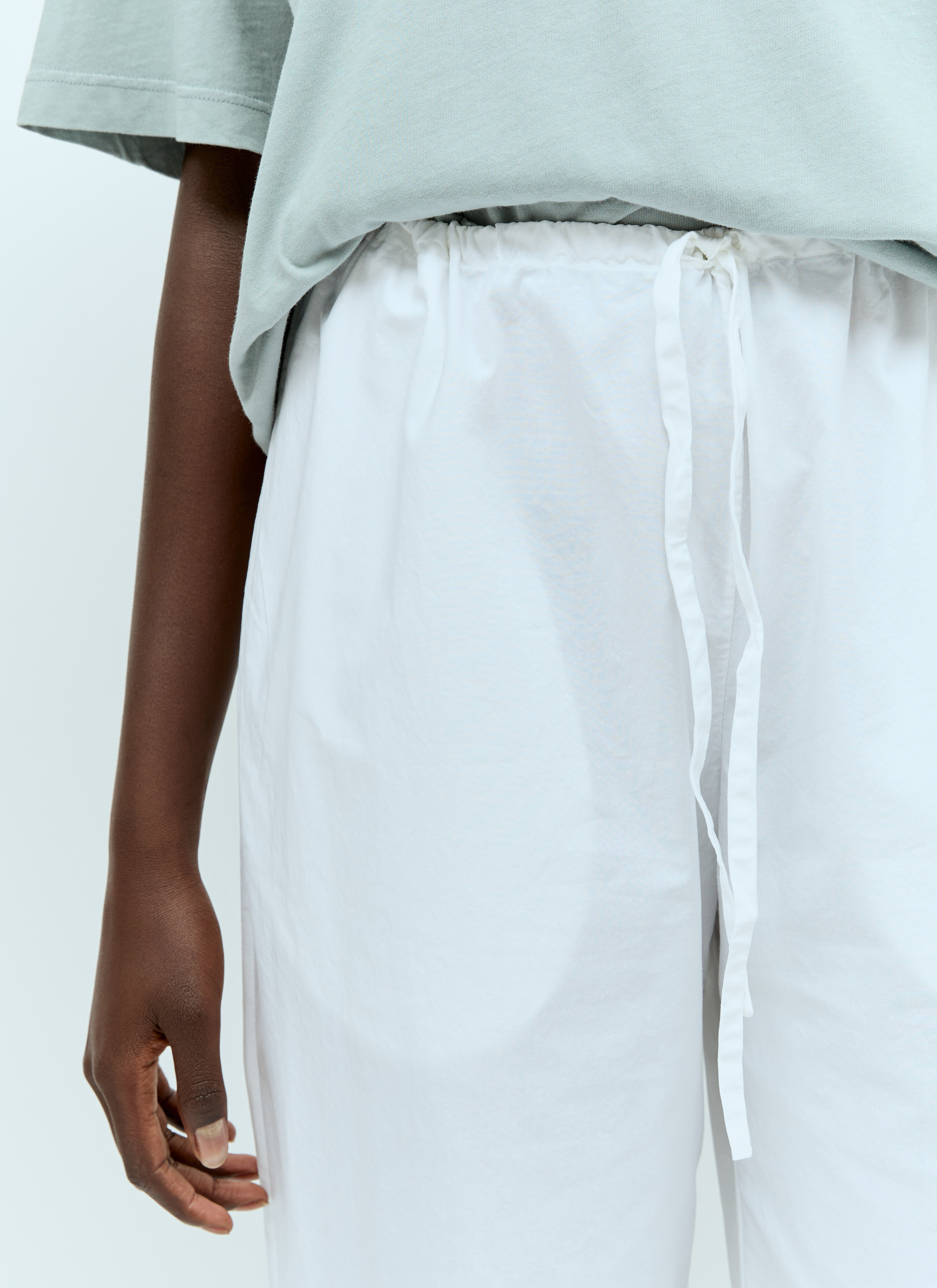The Row Women's' Jugi Drawstring Pants in White | LN-CC®