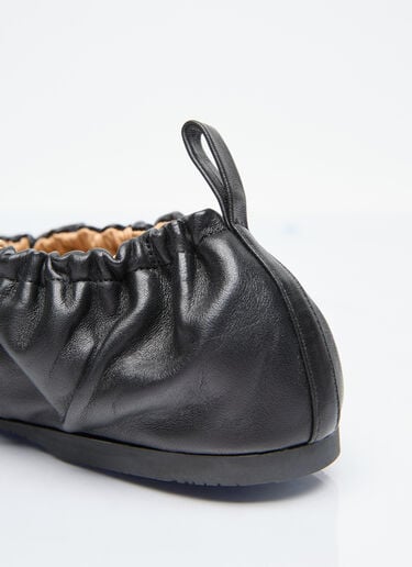 JW Anderson Puller Leather Ballet Flats Black jwa0255002