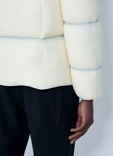 Stone Island Seam Faded Ligh Nylon Canvas Jacket Ivory sto0164008