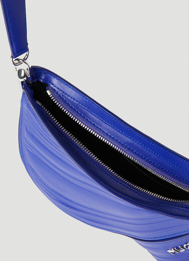 Mugler Spiral Curve 01 Shoulder Bag Blue mug0252042