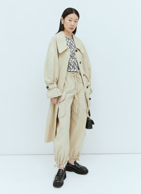 Rokh Oona Trenchcoat Brown rok0254009