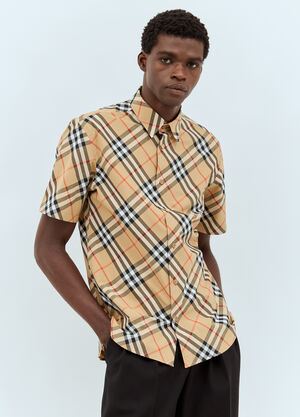 Walter Van Beirendonck Check Poplin Shirt Light Blue wlt0160006