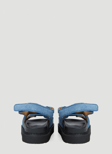 Isabel Marant Denim Madee Sandals Blue ibm0251029