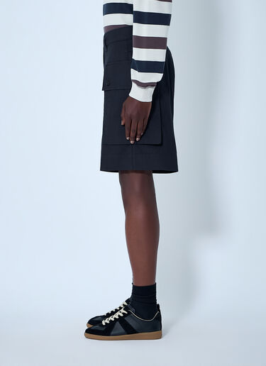 Margaret Howell Utility Cargo Shorts Black mhl0164007