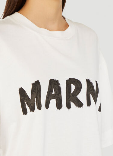 Marni Logo T-Shirt White mni0245021