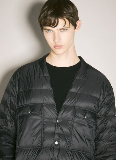Moncler x Rick Owens Collarless Down Jacket Black mcs0358010