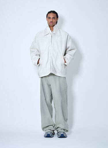 Balenciaga Zip-Up Jacket White bal0159008