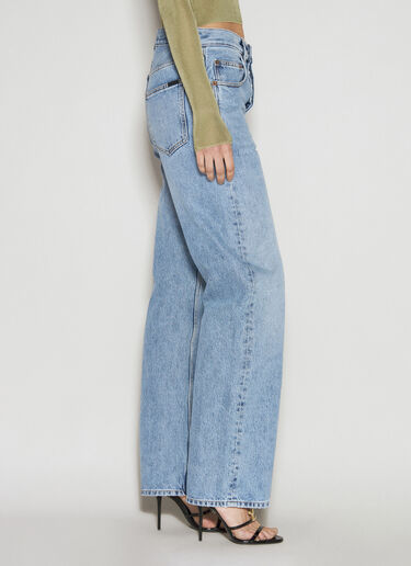 Saint Laurent Long Baggy Jeans Blue sla0255028