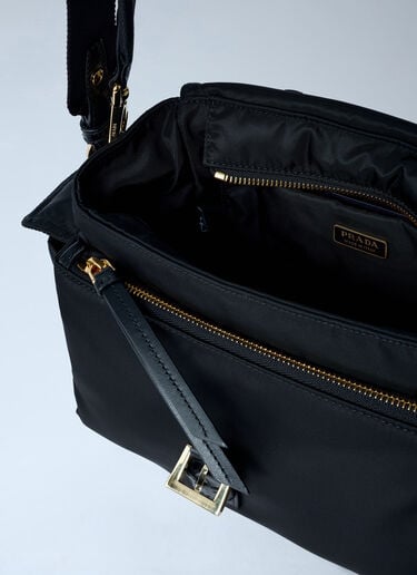 Medium Re-Nylon Explore Shoulder Bag Prada Medium Re-Nylon Explore Shoulder Bag Black pra0262014