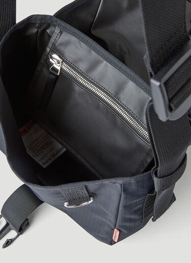 Acne Studios Messenger Midi Crossbody Bag Black acn0148045