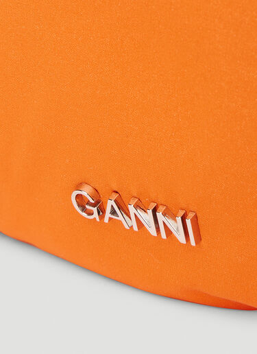 GANNI Small Occasion Hobo Bag Orange gan0252050