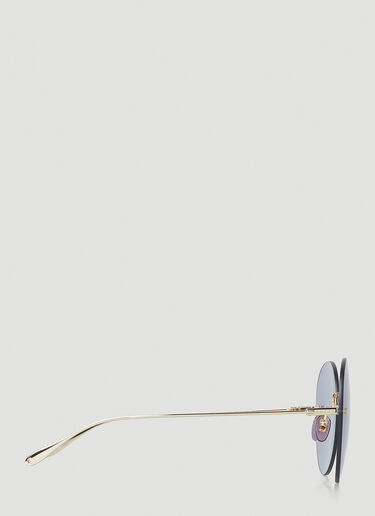 Gucci Frameless Round Sunglasses Gold guc0247362