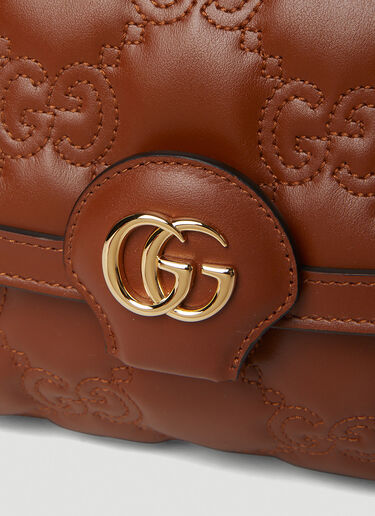 Gucci GG Matelasse 单肩包 棕色 guc0251245